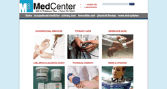 Desktop Screenshot of medcenter100.com
